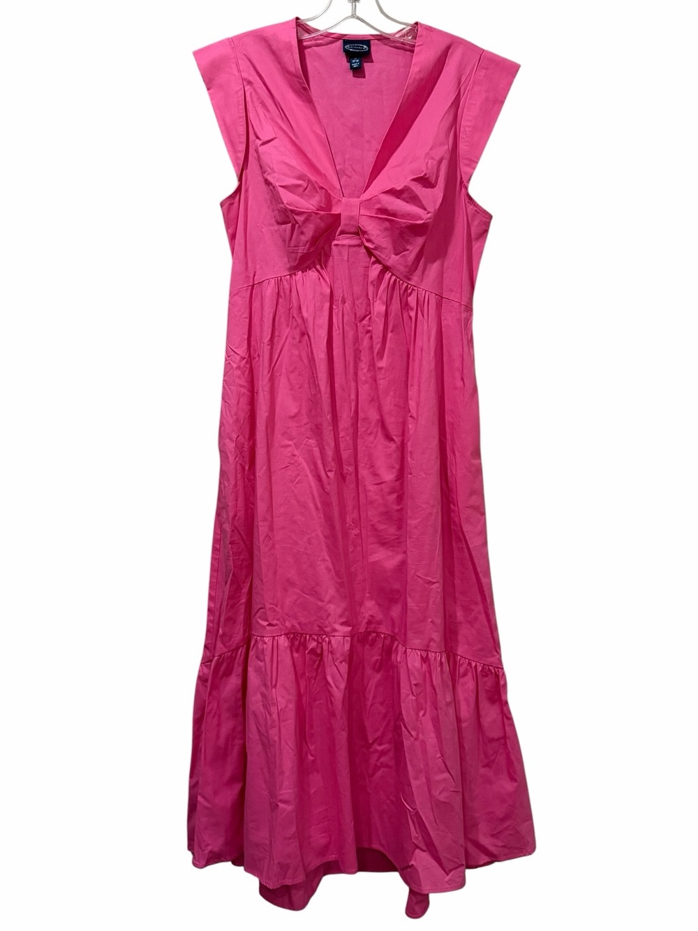 Scoop Medium Pink 8/10 Midi Summer Dress Cotton B4